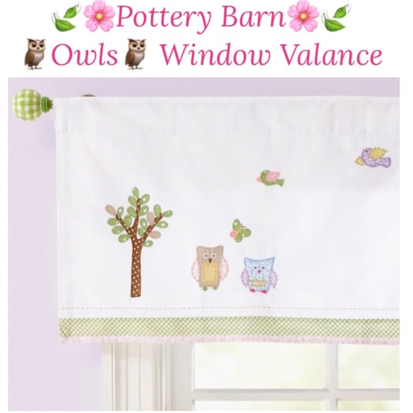 Pottery Barn Accents Pottery Barn Owl Valance Pottery Barn Haley